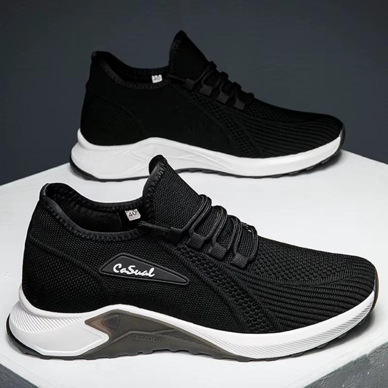 Sneakers Men Elevator Shoes Hidden Heels Breathable Heightening Shoes for Man Increase Insole 10 CM 8 6CM Optional Height Shoes