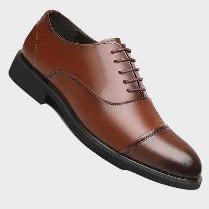 Business Height Increasing Shoes Men Taller Elevator 6CM Invisible Insole for Daily Mens Heighten Increased Wedding Oxfords Male