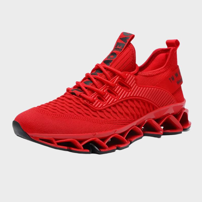 Men'S Shoes Autumn Season New Soft Soled Simple Casual Sneakers Shoes Platform Mesh Breathable Lace up Casual Running Shoes