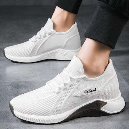 Sneakers Men Elevator Shoes Hidden Heels Breathable Heightening Shoes for Man Increase Insole 10 CM 8 6CM Optional Height Shoes