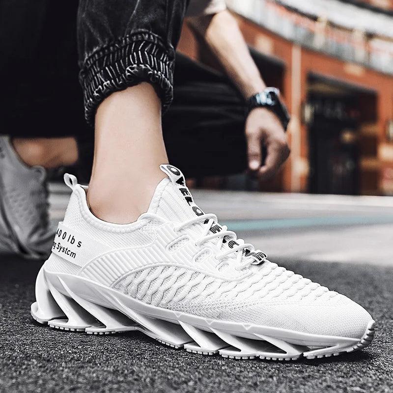 Men Shoes Fashion Mesh Breathable High-Quality Sneakers Platform Soft Sole Casual Trend Versatile Running Shoes Tenis Masculino