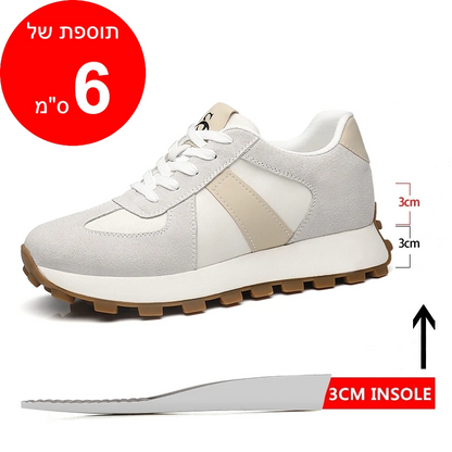 נעלי סניקרס מגביהות דגם PeakLifter Classic - StepUp Shoes